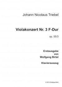 BIR006 • TRIEBEL - Konzert Nr. 3 - Klavierauszug