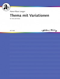 AST 7003 • LANGER - Thema mit Variationen - Partitur und Stim