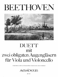 BP 0430 • BEETHOVEN  Eyeglasses duet for viola and cello
