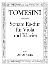 BP 1394 • TOMESINI Sonata E-flat major - First Edition