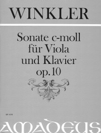 BP 1570 • WINKLER Sonata op.10 in c minor for viola & piano