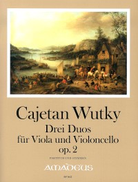 BP 1622 • WUTKY C. 3 duets op.2 for viola and violoncello