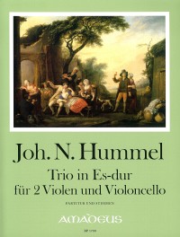 BP 1700 • HUMMEL J.N. Trio E flat major for 2 violas & cello