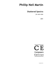 CE-PNM1SS1 • MARTIN - Shattered Spectra - Partitur