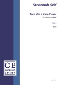 CE-SS1BVP1 • SELF - Bach Was a Viola Player - Partitur und Viol