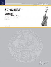 ED 10412 • SCHUBERT - Litany for All Souls Day - Score and pa