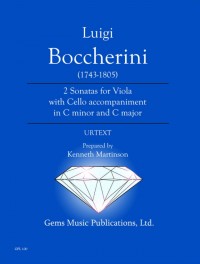 GPL 100 • BOCCHERINI - 2 Sonaten - Urtext - 2 Spielpartiture