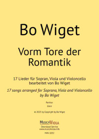 M4V-1032 • WIGET - Vorm Tore der Romantik - Partitur