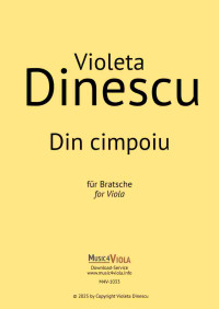 M4V-1033 • DINESCU - Din Cimpoiu, for Viola - Score