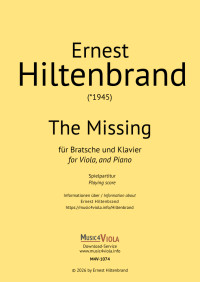 M4V-1074 &bull; HILTENBRAND - The Missing - Spielpartitur