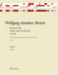 PV 2301 • MOZART - Concerto G-major, for Viola and Piano