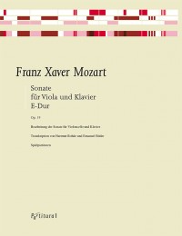 PV 2671 • MOZART - Sonate E-dur, op. 19, for Va, Pa