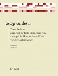PV 3804 • GERSHWIN - 3 Preludes - Partitur und Stimmen